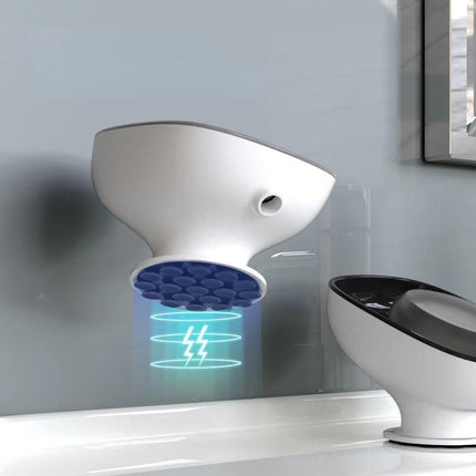 Jabonera para lavabo con pie ventosa