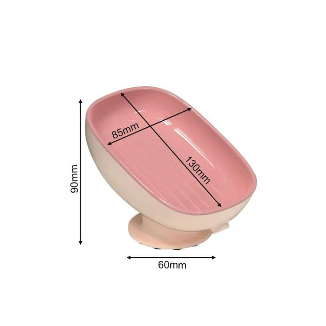 Jabonera para lavabo con pie ventosa