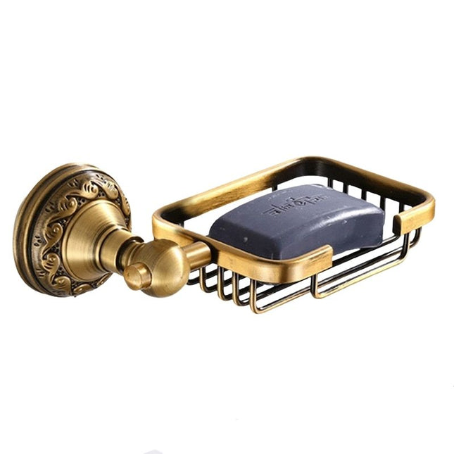 Jabonera de rejilla mural estilo vintage