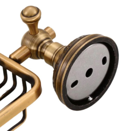 Jabonera de rejilla mural estilo vintage