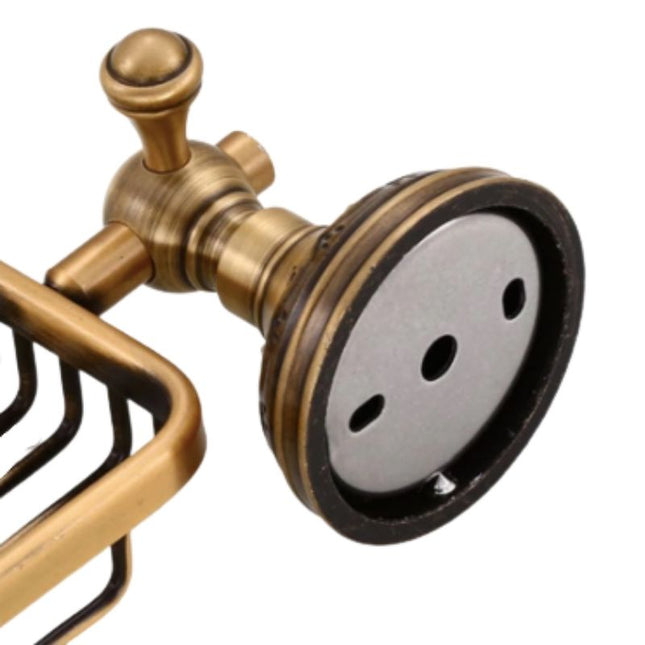 Jabonera de rejilla mural estilo vintage