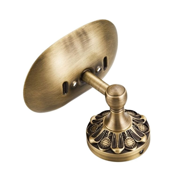 Jabonera de pared vintage de latón