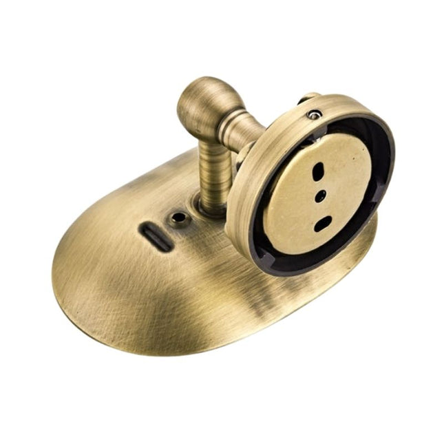 Jabonera de pared vintage de latón