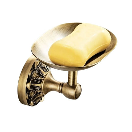 Jabonera de pared vintage de latón