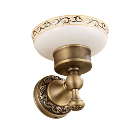 Jabonera de ducha vintage cerámica y latón