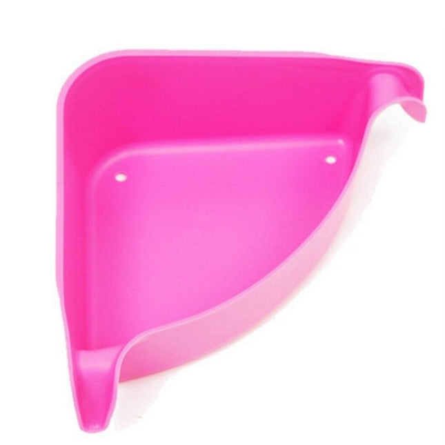 Estante esquinero de plástico para ducha