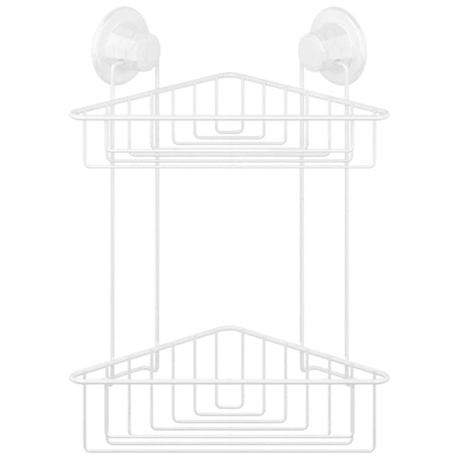 Organizador esquinero de ducha doble ventosa