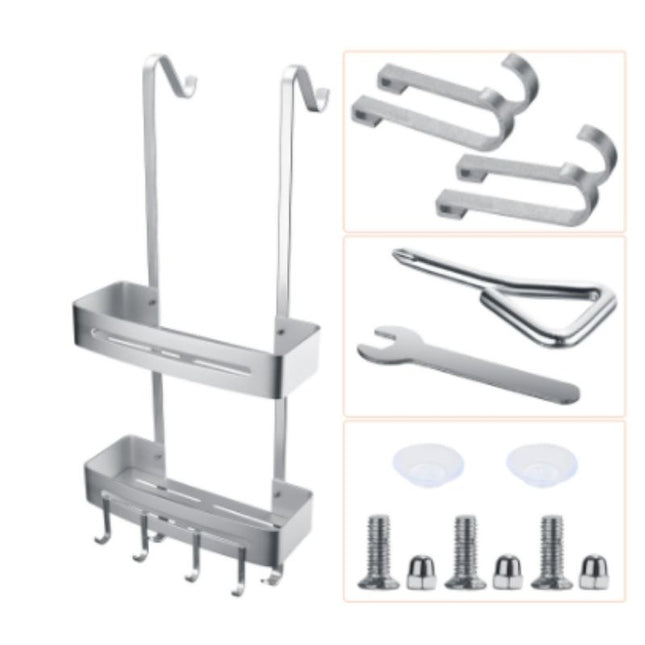 Estantería de ducha para colgar mampara