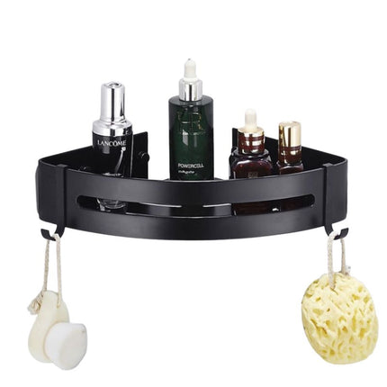 Estantería de ducha esquinera color negro